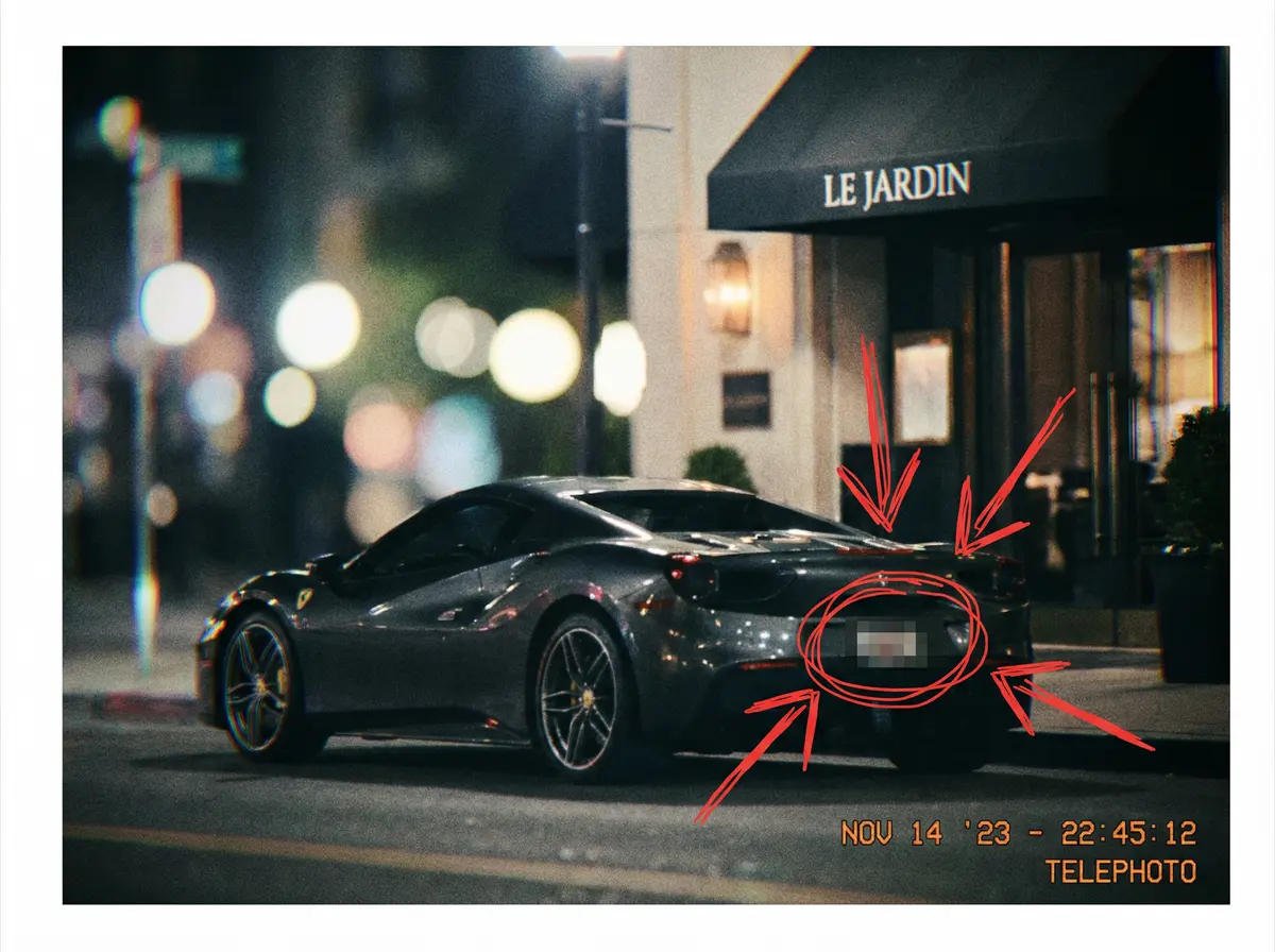 网红豪车造假被狗仔跟拍